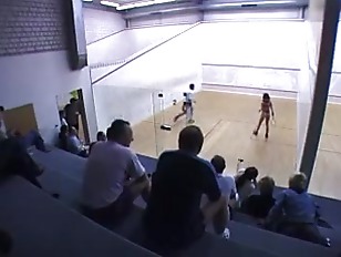 Shameless Girl Playing Tennis Naked In Front Of Men Crowd