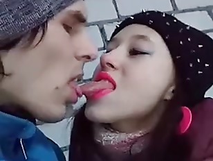 All Russian Girl Nastya Tongue Kissing