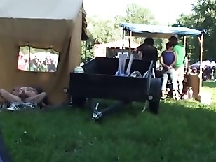 Spy Cam Sex Public By Amateur Teen Couple Caught At Music Festival Outside 