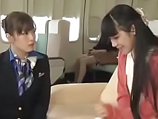 Japanese Stewardess Video - Japanese stewardess lesbian service