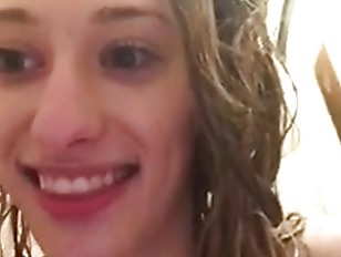 Skinny Periscope Chick Nude Shower Bate->