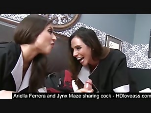 Ariella Ferrera And Jynx Maze Sharing Cock Hdloveass
