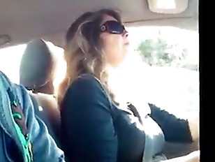 Student Dick Flashing Teacher In Car 