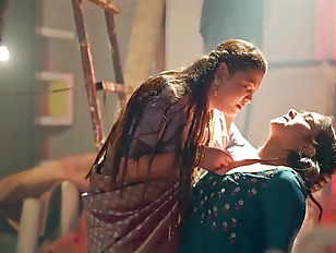 Indian reluctant lesbian seduction web series scene