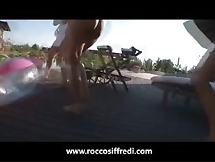 Rocco Siffredi Gang Bangs a Bunch of Teens on the Beach