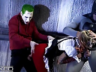Dc Comics Bargirl Porn - Wicked - Harley Quinn Fucked By Joker & Batman