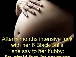 Black Pregnant Fuck Caption - Pregnant From Black Bull