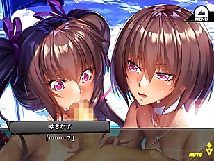 対魔忍RPG 【水着】大人ユキカゼ Part 1 taimanin hentai game 対魔忍rpg