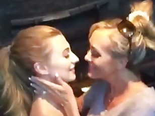Mom Daughter Kissing Porn - Mom kissing daughter while getting ready