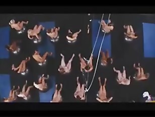 Sexy Naked Exercise Group Of Girls