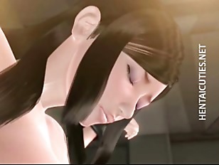 Busty 3D hentai slave gets slit toyed