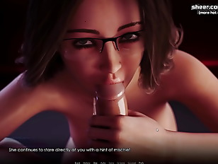 City of Broken Dreamers | Nerdy girlfriend teen in glasses with a gorgeous body and a big ass first romantic sex with her boyfriend&amp;#'s big cock | My sexiest gameplay moments | Part #12