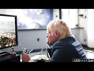 Knox drops to his knees and gives Roman Todd a blowjob