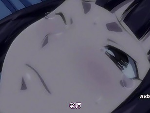 [エロアニ]【眼鏡の先生が生徒に犯される】抵抗するも黒ストッキングを脱がされパイパンまんこにちんぽを挿入されちゃった♡