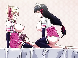 Perverted masseuses give their clients a happy ending - Mayohiga no Onee-san Ep. 1