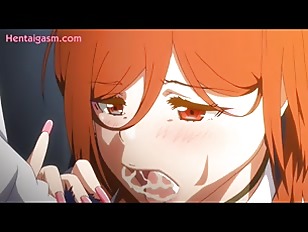 【アニメ】「ダメ、でも口マンコが気持ちよすぎる！」激しいフェラで攻撃するビッチギャルが男根を超絶フェラ技で抜き！
