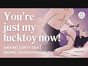 Audio Only porn video – ASMR Audio Porn: Daddy Dom Rough BDSM, Degradation &amp; Toy Play with His Submissive Girlfriend – Erotic Audio Story for Women