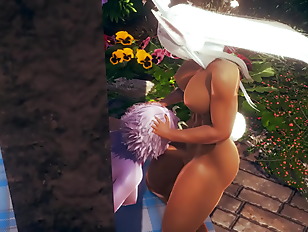 My Hero Academia Hentai - Mina Ashido Blowjob and Fucked through a wall by Usagiyama Futanari - Manga Anime Asian Japanese Lesbian Futa Game Porn