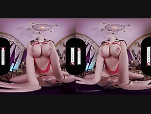 VRCosplayXcom Busty Latina Vampirella Alba De Silva Has Cumlust POV