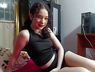 G porn video – I walk into my little stepsister&amp;#'s room to stick my cock in her big tight pussy - Spanish porn