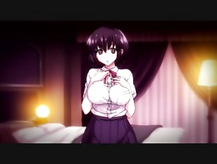 【アニメエロ】雨宿り中の濡れ透け女学生がムラムラきたおじさんに犯されて、そのまま気持ちよくホテルでずっこんばっこんセックス♡