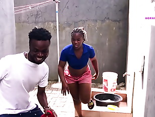 MUST WATCH. AFRICAN MAID RUNNING AFTER BIG COCK-FULL UNCENSORED VERSION AVAILABLE RED!