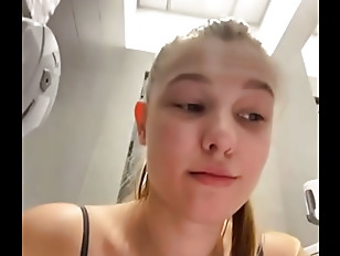 Squirting in the changing room