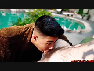Luke Truong sucks Chris Damned then gets his ass pounded