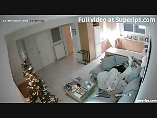 IPCAM – European married couple fucks Christmas