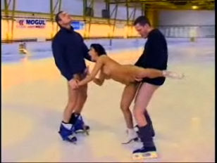 308px x 232px - Figure Skater Mandy Threesome on the Ice