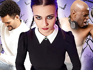 DADDY4K. SLUTTY WEDNESDAY IS CHEATING on her BF WITH BIG BLACK COCK