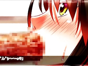 【アニメエロ】茶髪ツインテールのこんなかわいい女の子にチンコ強引にフェラさせてそのまま中出し交尾♡