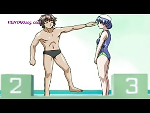 Busty slut seduces the boy at the swim facility ◆ HENTAI UNCENSORED