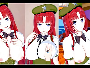 [Eroge Koikatsu! ] Touhou Beni Misuzu rubs her boobs H! 3DCG Big Breasts Anime Video (Touhou Project) [Hentai Game]