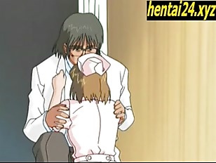 Pervert doctor fucks a teen nurse anime bondage