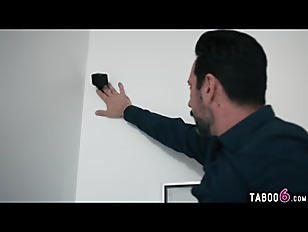 Stepdad pervs on black teen stepdaughter with new security cams