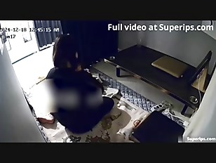 Sleeping porn video – IPCAM – Internet café workers have secret sex