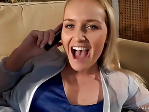 Sexy Stepmom Captions - Son fucking his very hot stepmom while she's on the phone
