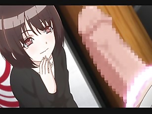 【アニメエロ】ちっぱいロリかわいい小悪魔のサキュバスの女の子にチンポ見せつけてアへ顔濃厚種付♡膣内イク性交♡