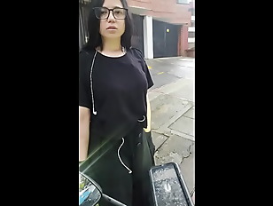 Carrying an order I meet this strange and pretty girl