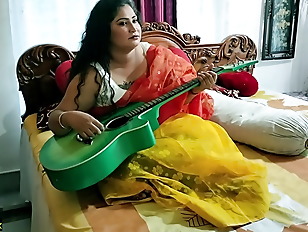 Beautiful Madam Hot Romantic sex with Student! With clear Hindi audio