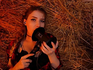 Asmr Mood Licking in the Hayloft