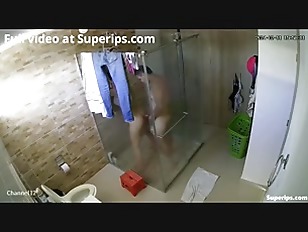 IPCAM – Married Latin couple fucks in the shower