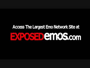 Emo twink Jack Styles pleasures his shaft to a creamy finish