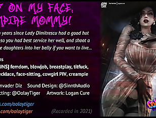 Lady Dimitrescu Sit on my face, Vampire Mommy 18 EroAudio