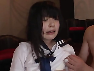 Petite Japanese Teen In Uniform, CNC DeepThroat, Crying & Gangbang With Older Men