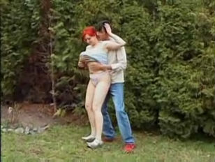 Chubby red head gets fucked hardcore