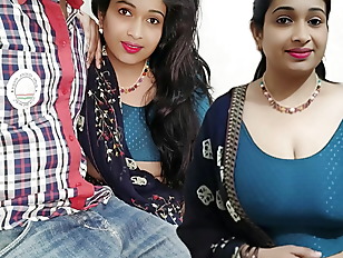 Step mother sucked son&amp;#'s erect cock, then  going son fucked her in doggy style Hindi video