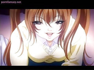 Lascive anime girl with big tits