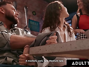 Hardroughsex porn video – ADULT TIME - College Girl Liz Jordan Enjoys RISKY PUBLIC SUCK &amp; FUCK With Older Date At Restaurant!